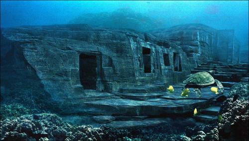 Подводные пирамиды в Японии - Остров Йонагуни 01